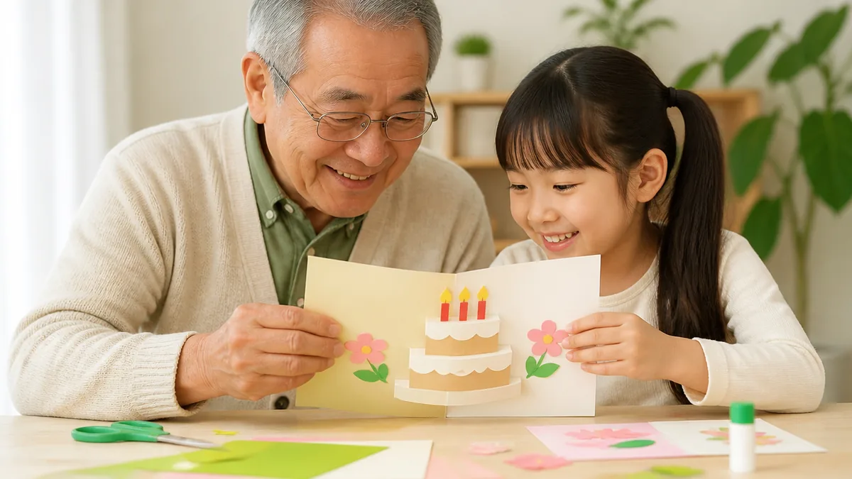 デイサービス誕生日カードの作り方｜基本の3ステップの解説画像