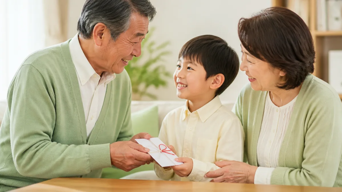入学祝い孫へいくら渡す？小中高大の相場一覧と祖父母が知りたいマナー全解説のアイキャッチ画像