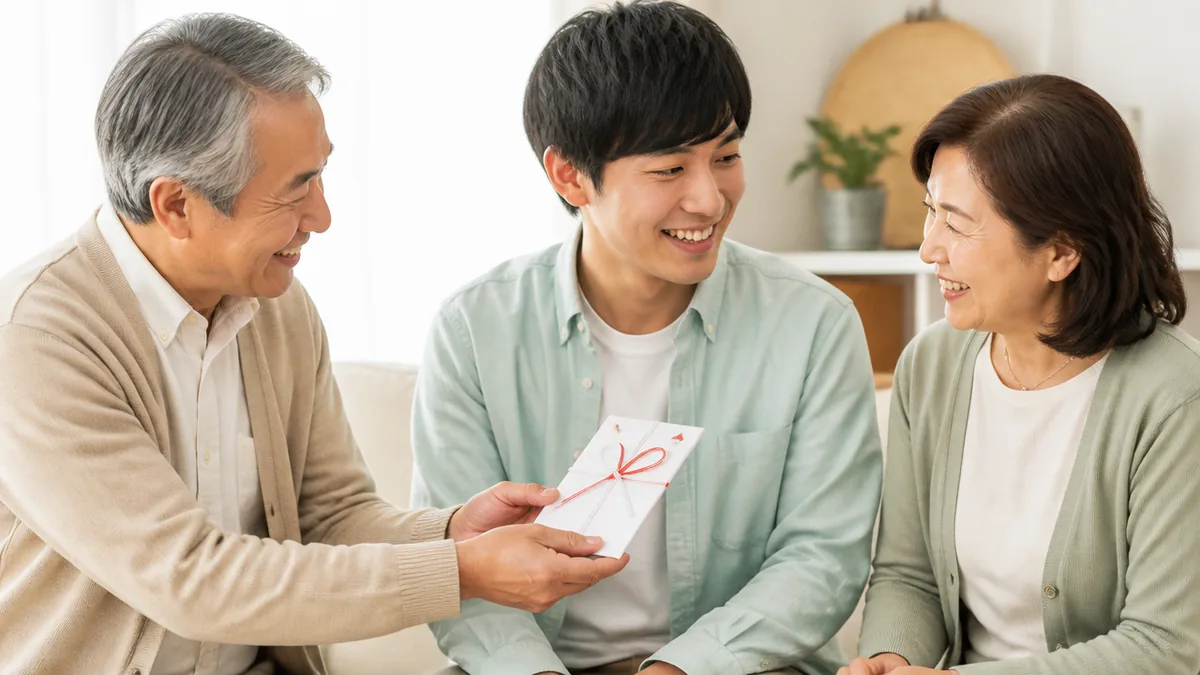 大学入学祝いに祖父母から20万円を包むのは多い？相場データで比較するの解説画像
