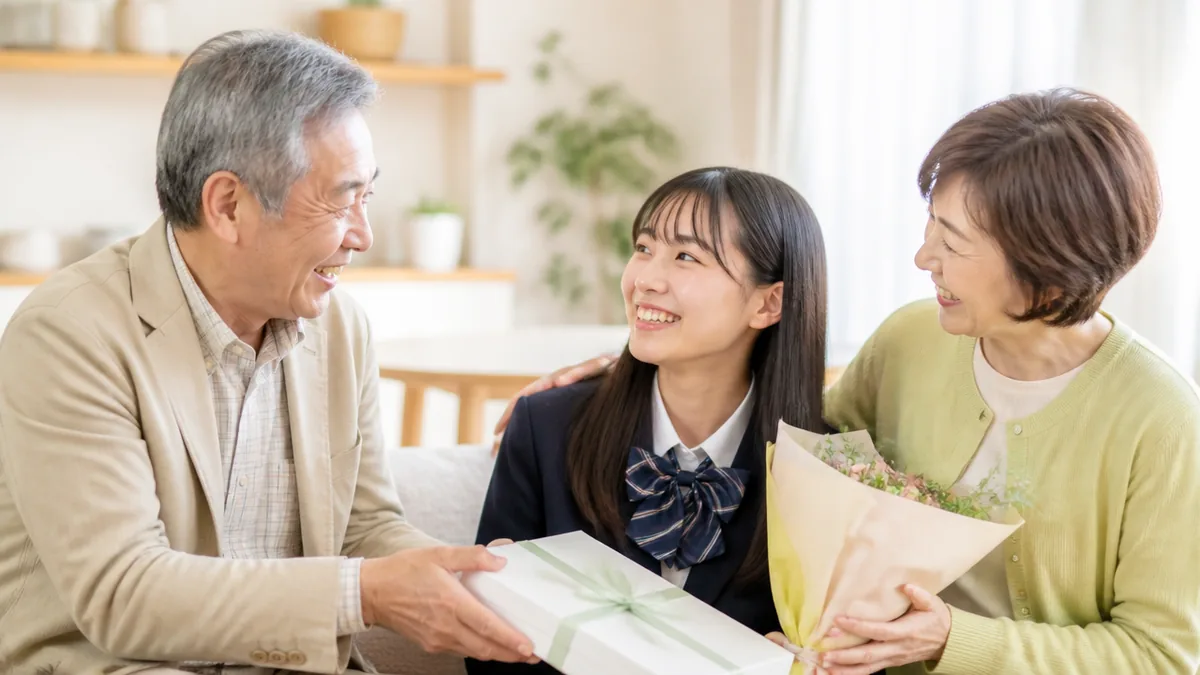 祖父母からの高校入学祝い、現金とプレゼントどちらが喜ばれる？の解説画像