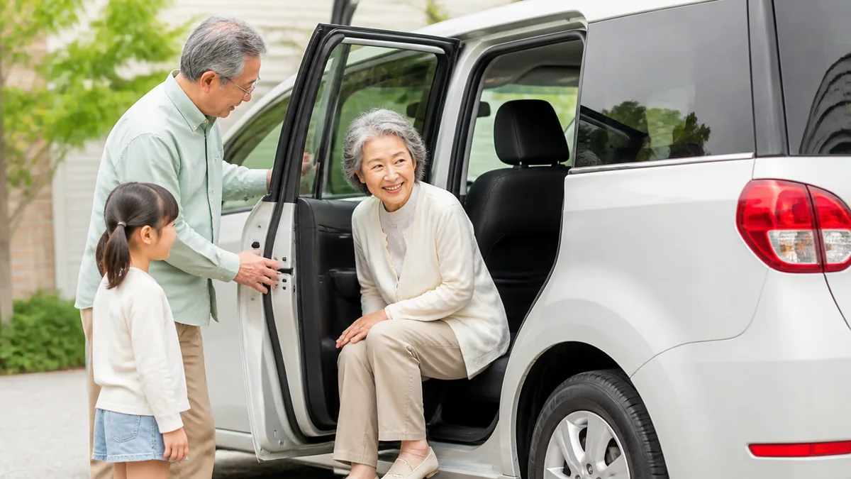 乗り降りしやすい車に共通する5つの特徴とは？の解説画像