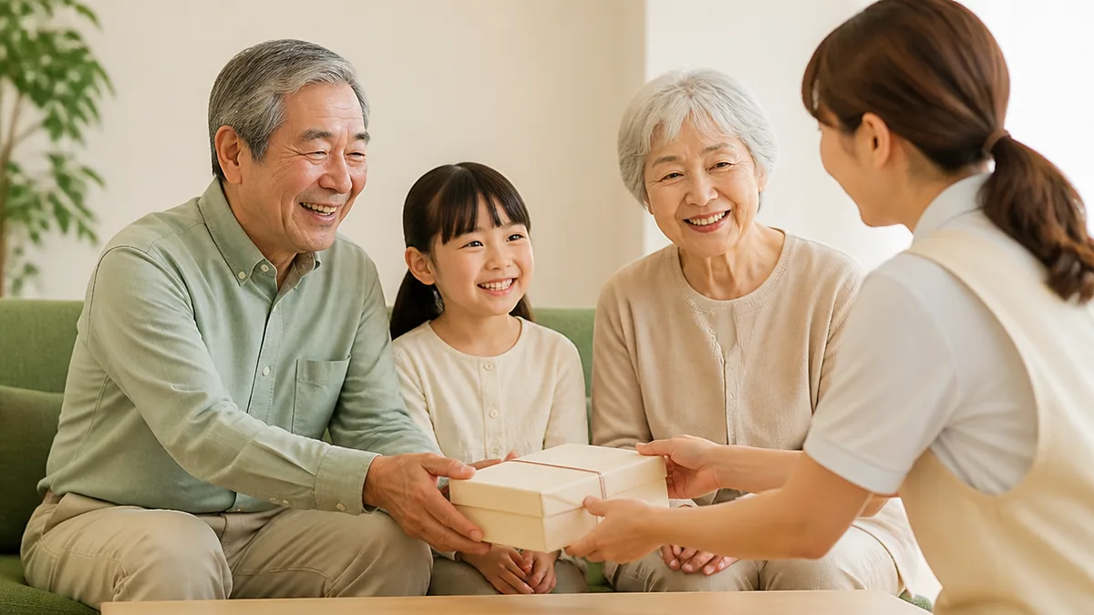 渡すタイミングと声かけで印象が大きく変わるの解説画像