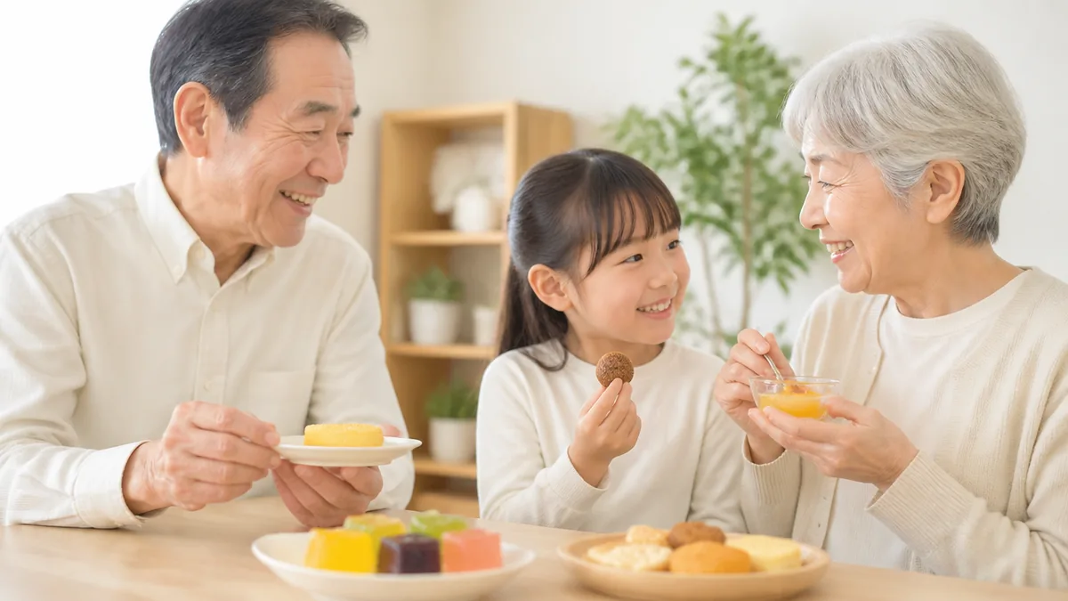 高齢者のおやつは市販で十分?選ぶ前に知っておきたい3つの基本の解説画像