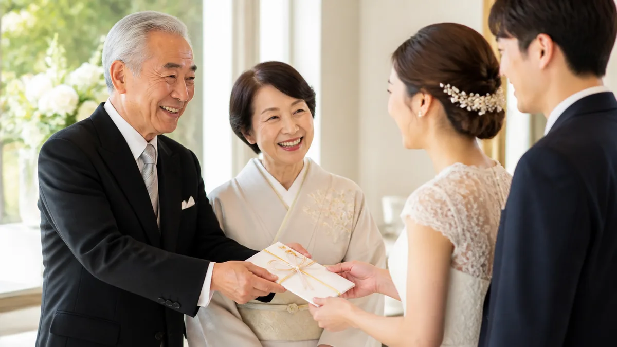 孫の結婚式のご祝儀は80代でいくら？相場5万〜10万円と無理しない渡し方マナーのアイキャッチ画像