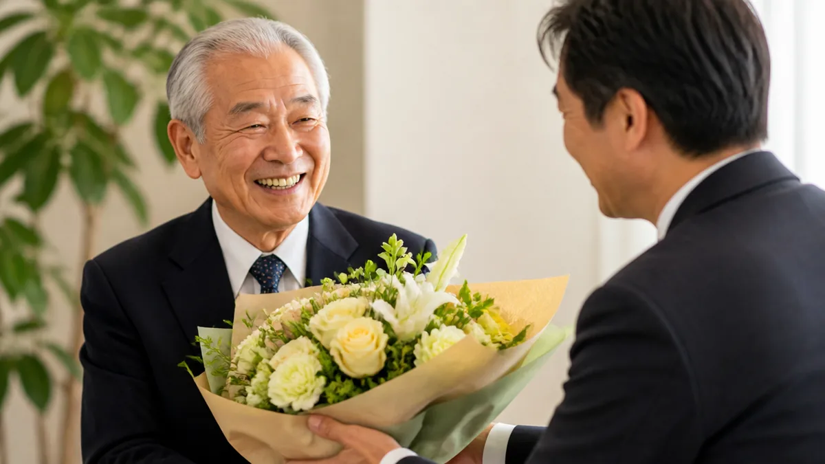 上司・先輩へ贈る定年退職のメッセージ例文の解説画像