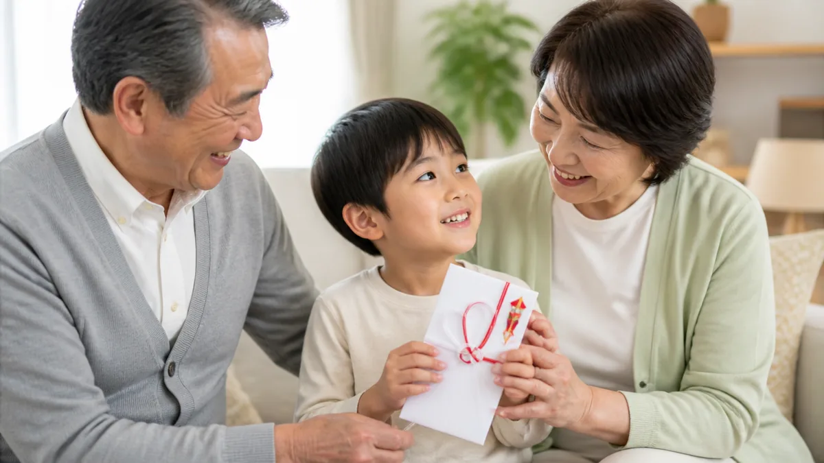 孫の誕生日祝い金相場は年齢別に3千〜3万円|下げられなくなる前に知る目安と渡し方マナーのアイキャッチ画像