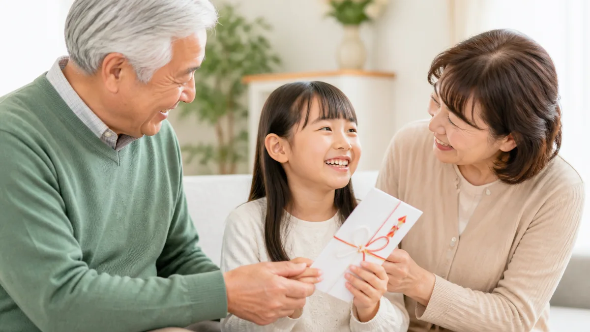 孫の誕生日祝い金相場は年齢別でいくら?まず全体像を押さえようの解説画像