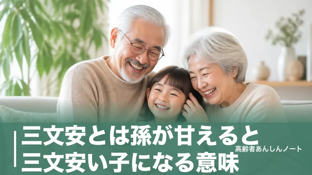 三文安とは孫が甘えると三文安い子になる意味｜由来と現代に効く祖父母の関わり方のアイキャッチ画像