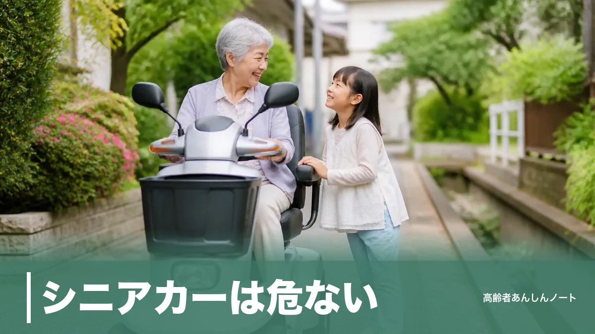 シニアカーは危ない？事故の6割が死亡の理由と安全に乗る7つのコツのアイキャッチ画像
