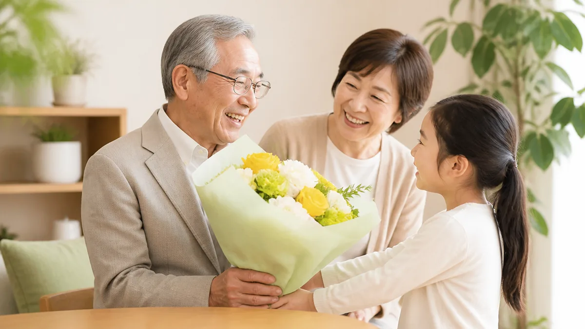 定年退職者へのメッセージは「感謝・労い・祝福」の3つでできているの解説画像