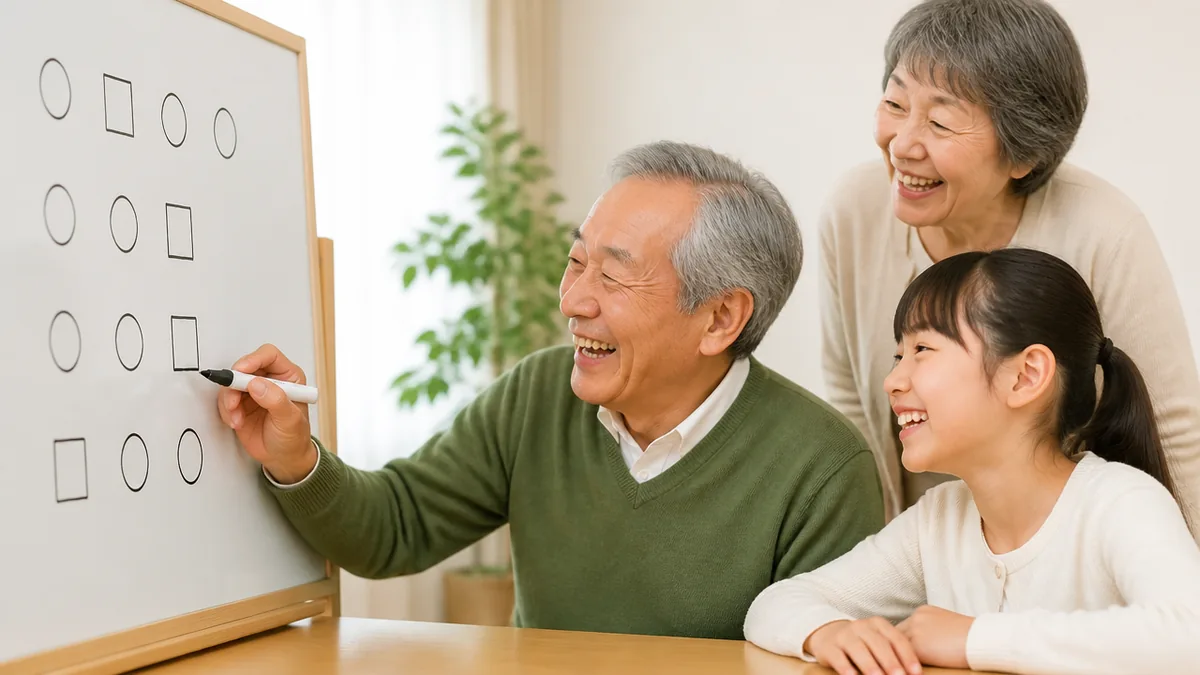 そもそも高齢者の脳トレにホワイトボードの穴埋めクイズが選ばれる理由の解説画像