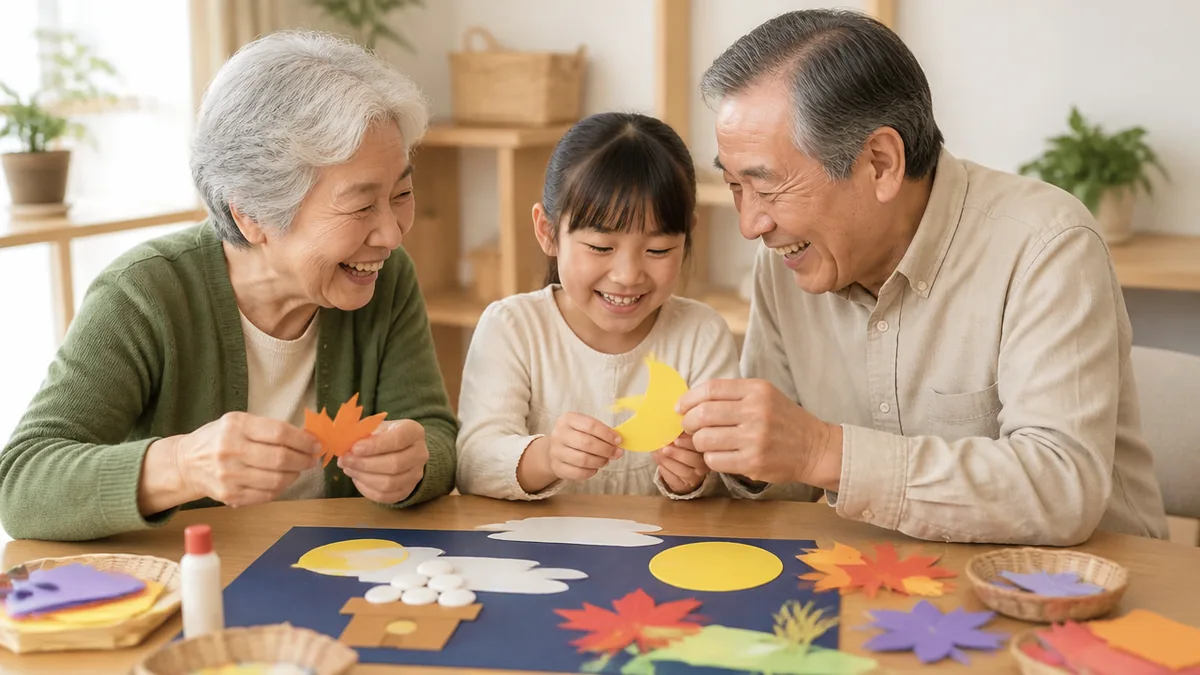 9月の壁面飾りは高齢者と一緒に作ると値打ちが変わる4つの理由の解説画像