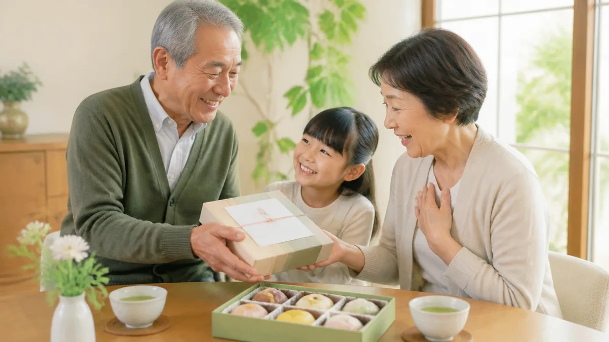 敬老の日のお菓子が定番になった理由｜2026年は9月21日、贈り物の14.4%がスイーツの解説画像