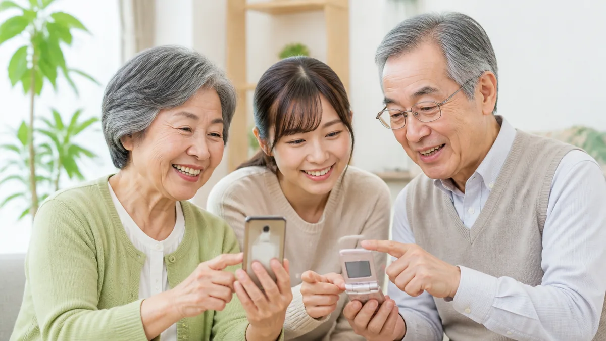 らくらくホンでラインが使えるかは、機種で答えが真っ二つに分かれるの解説画像