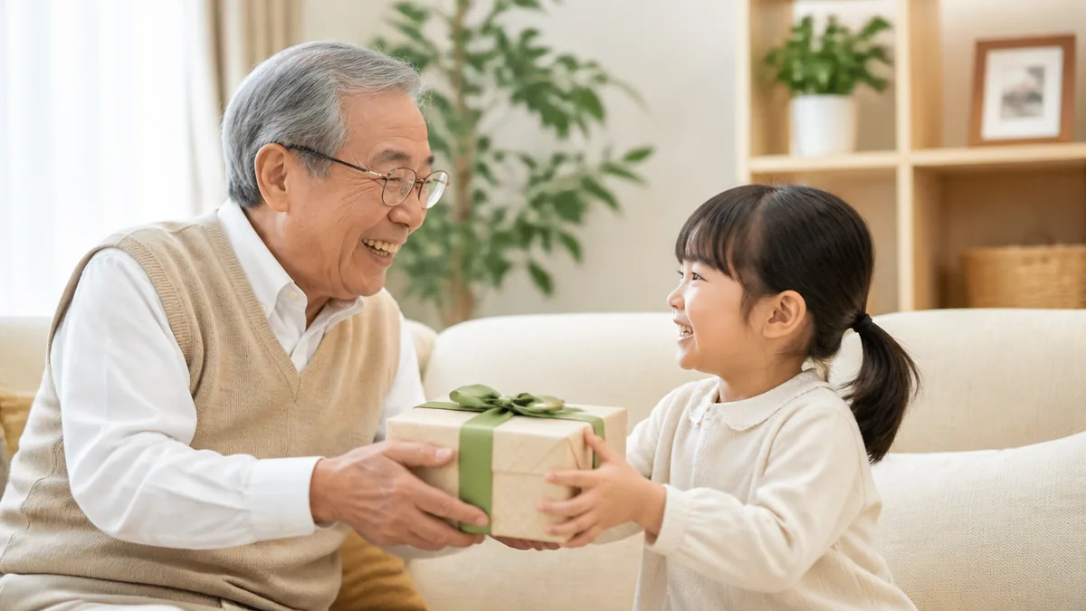 おじいちゃんへのプレゼントは孫から何がいい？まず押さえたい4つの前提の解説画像