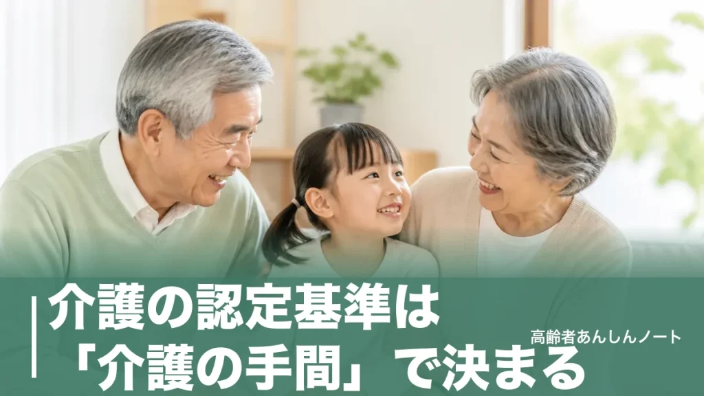 介護の認定基準は「介護の手間」で決まる｜7段階の基準時間と74項目調査の中身のアイキャッチ画像