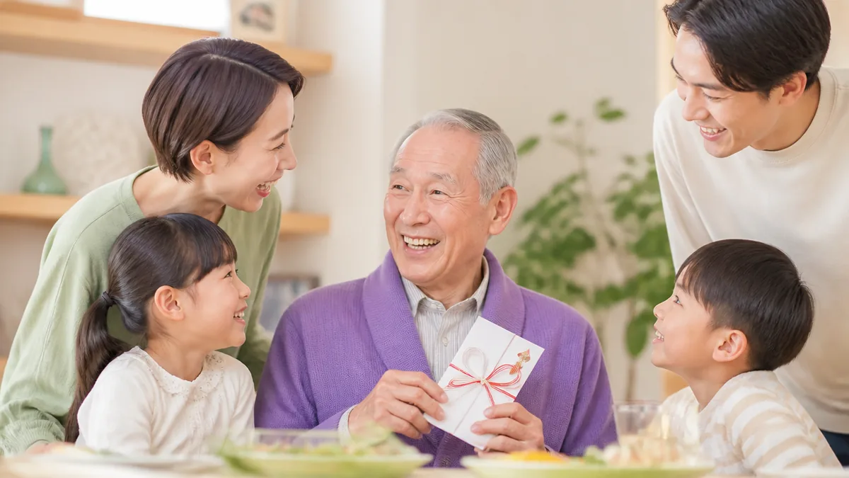 古希祝いのお金はいくら包む？関係別の相場早見表の解説画像